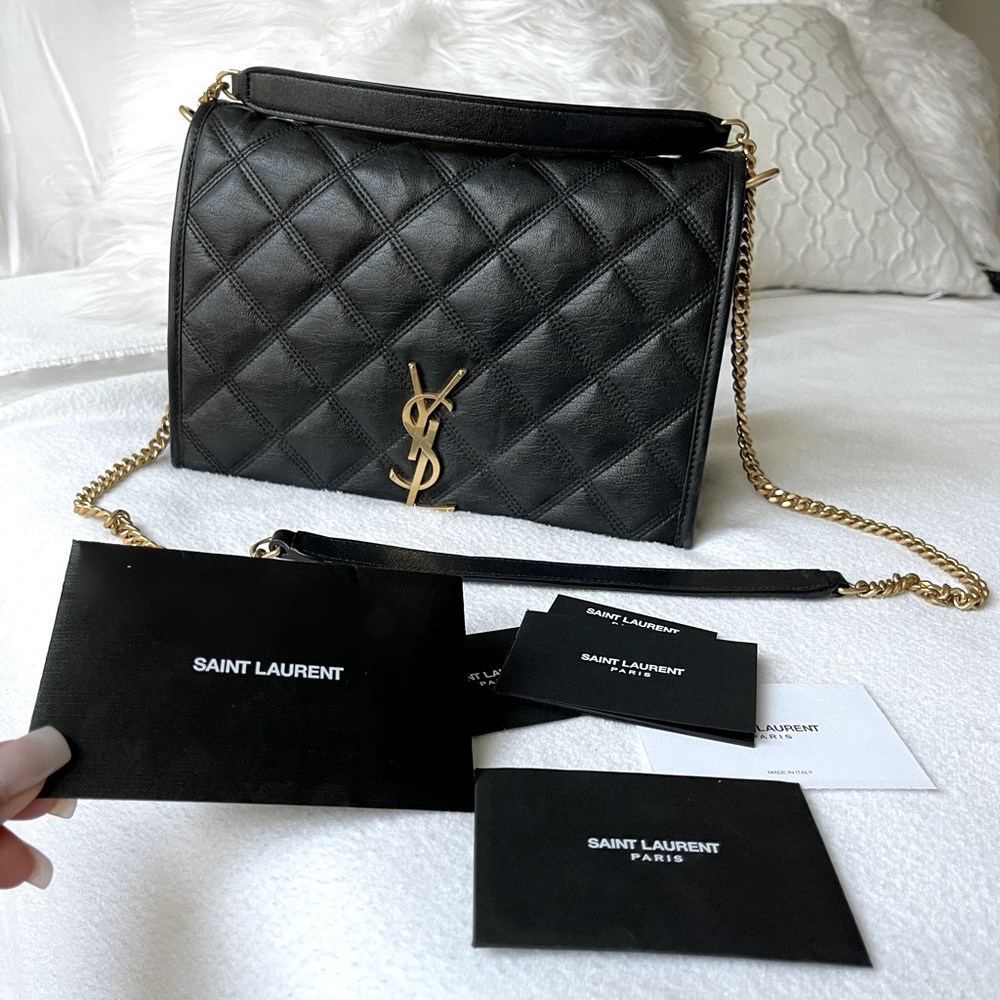 Authentic YSL lamb skin bag